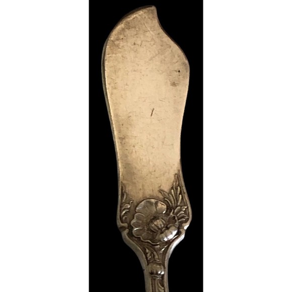 POPPY 1914 by R & B International 5 3/8" Flat Handle Butter Knife RARE - Picture 6 of 11